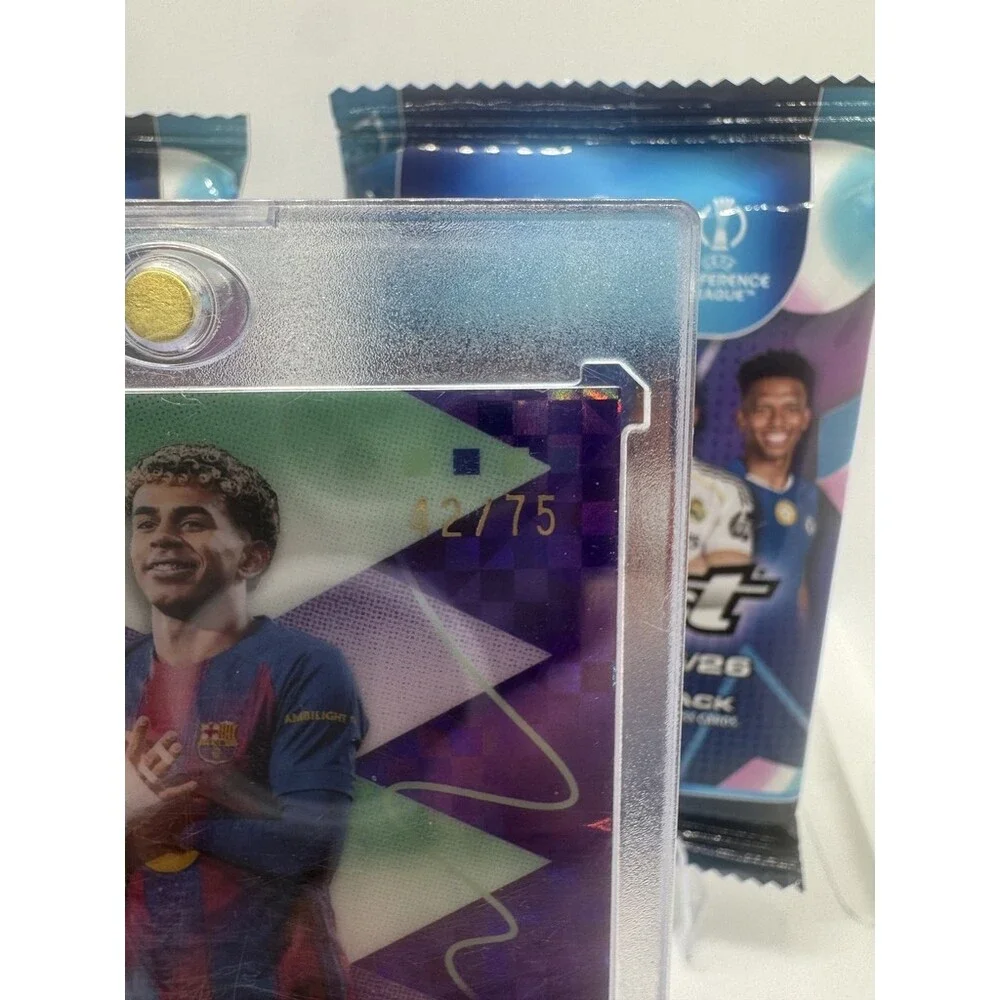 Topps 2026 Topps Finest UEFA Lamine Yamal FC Barcelona #446 42/75